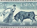 Spain 1960 Bullfighting 50 CTS Azul Edifil 1267